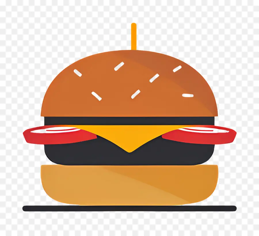 Logotipo De Hamburguesa，Hamburguesa Sencilla PNG