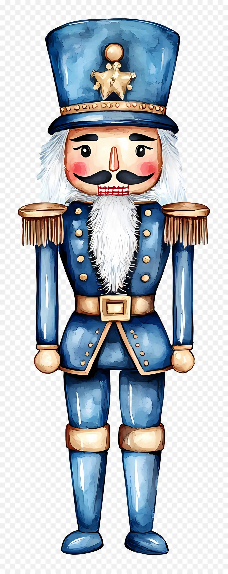 Cascanueces De Navidad，Cascanueces Azul PNG