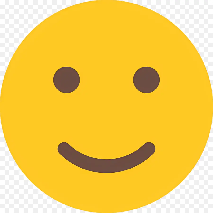 Sonrisa Emoji，Cara Sonriente Dibujada A Mano PNG