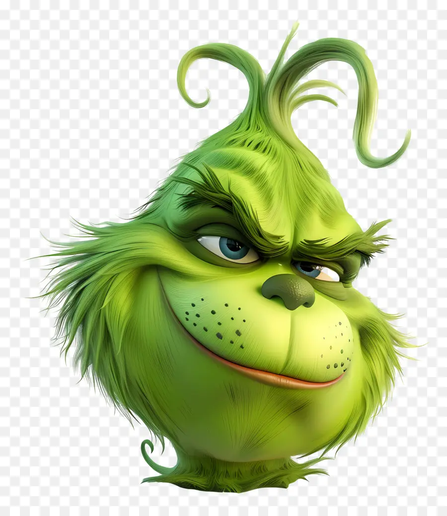 Grinch De Dibujos Animados，Carácter Verde PNG