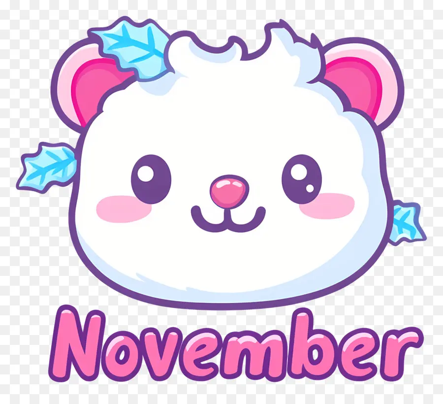 Palabra Noviembre，Lindo Oso PNG