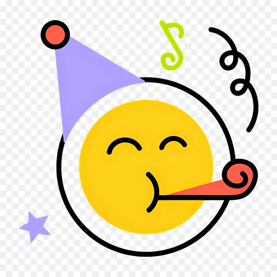 Emojis De Cumpleaños，Emoji De Fiesta PNG