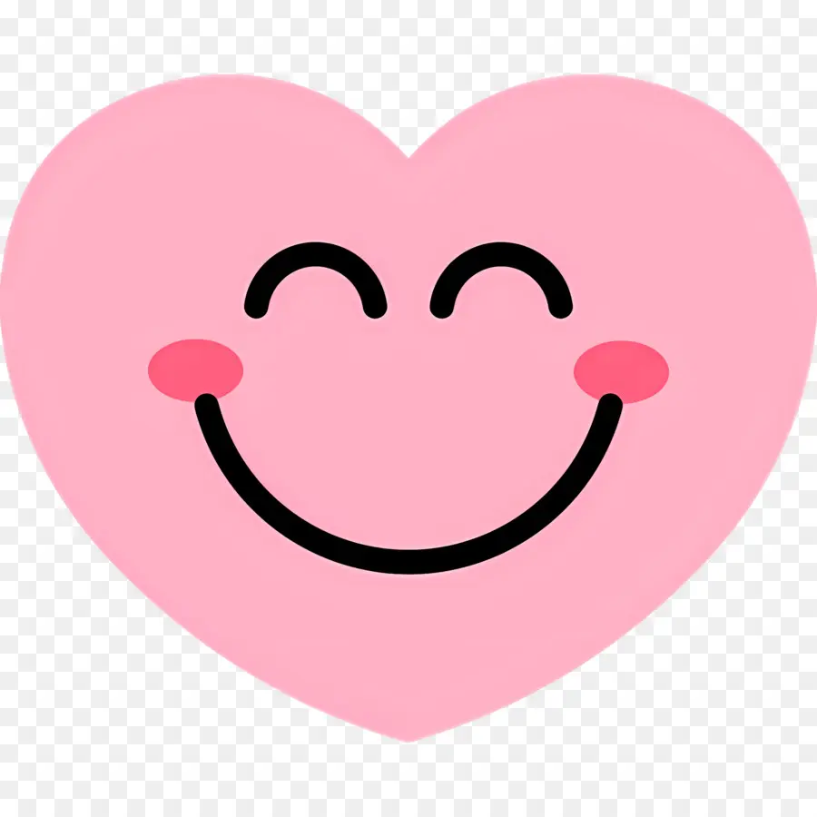 Emojis De Corazon，Corazón Sonriente PNG