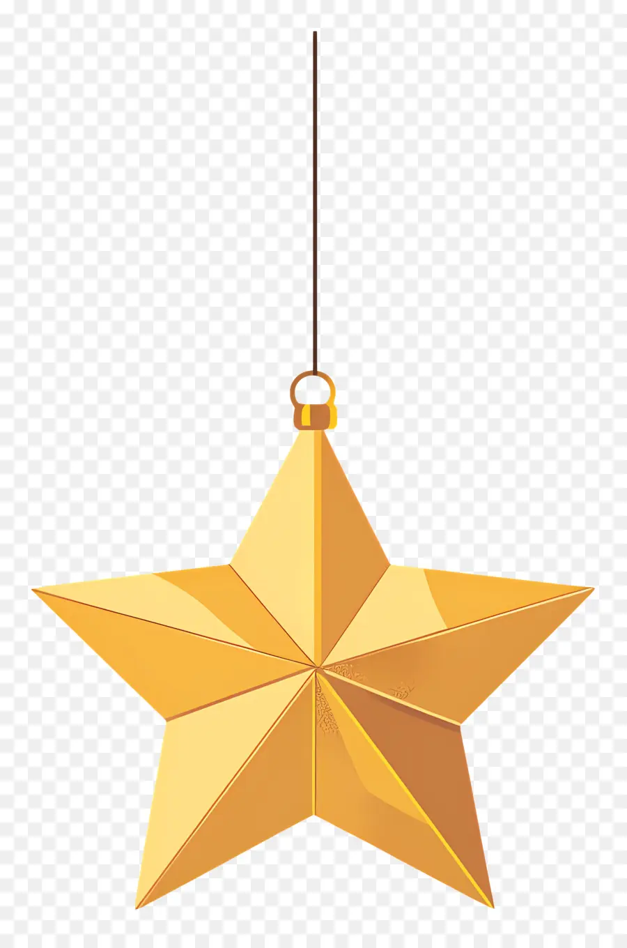 Estrella De Navidad，Estrella Colgante PNG