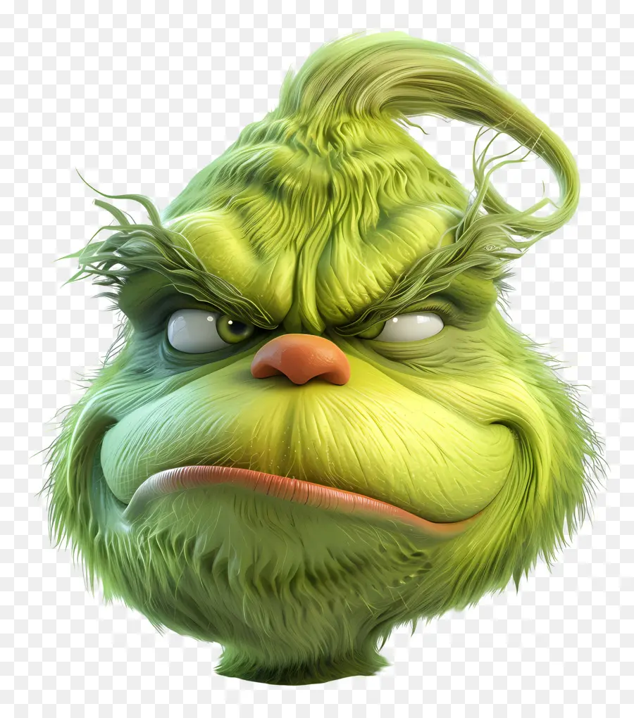 Grinch De Dibujos Animados，Carácter Verde Gruñón PNG