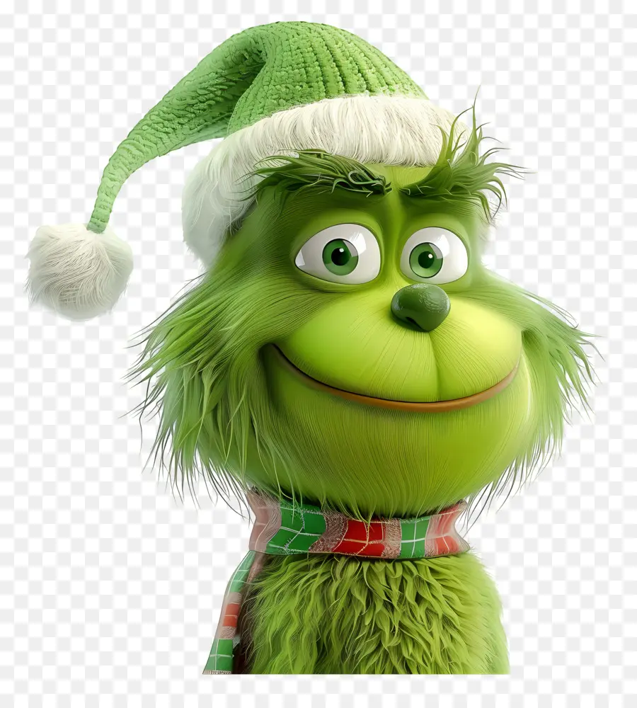 Grinch De Dibujos Animados，Carácter Verde PNG