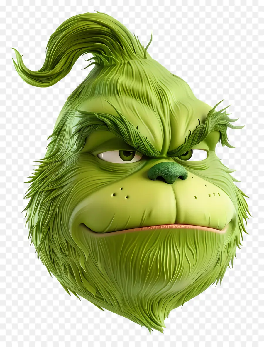 Grinch De Dibujos Animados，Carácter Verde Gruñón PNG