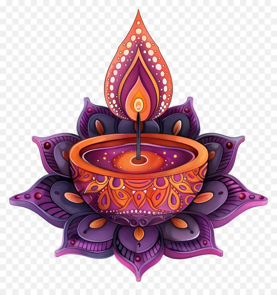 Lámpara De Diwali，Diya Decorativa PNG