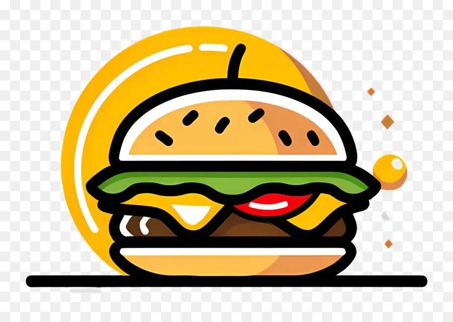 Logotipo De Hamburguesa，Hamburguesa De Dibujos Animados PNG