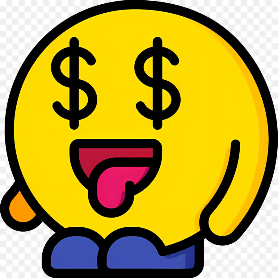 Dinero Emoji，Emoji De Ojos De Dinero PNG