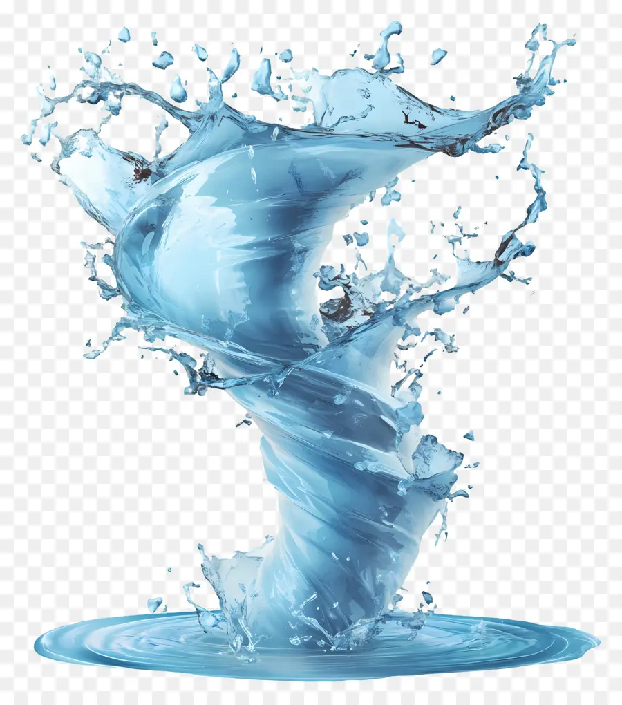 Espiral De Agua，Agua Arremolinada PNG