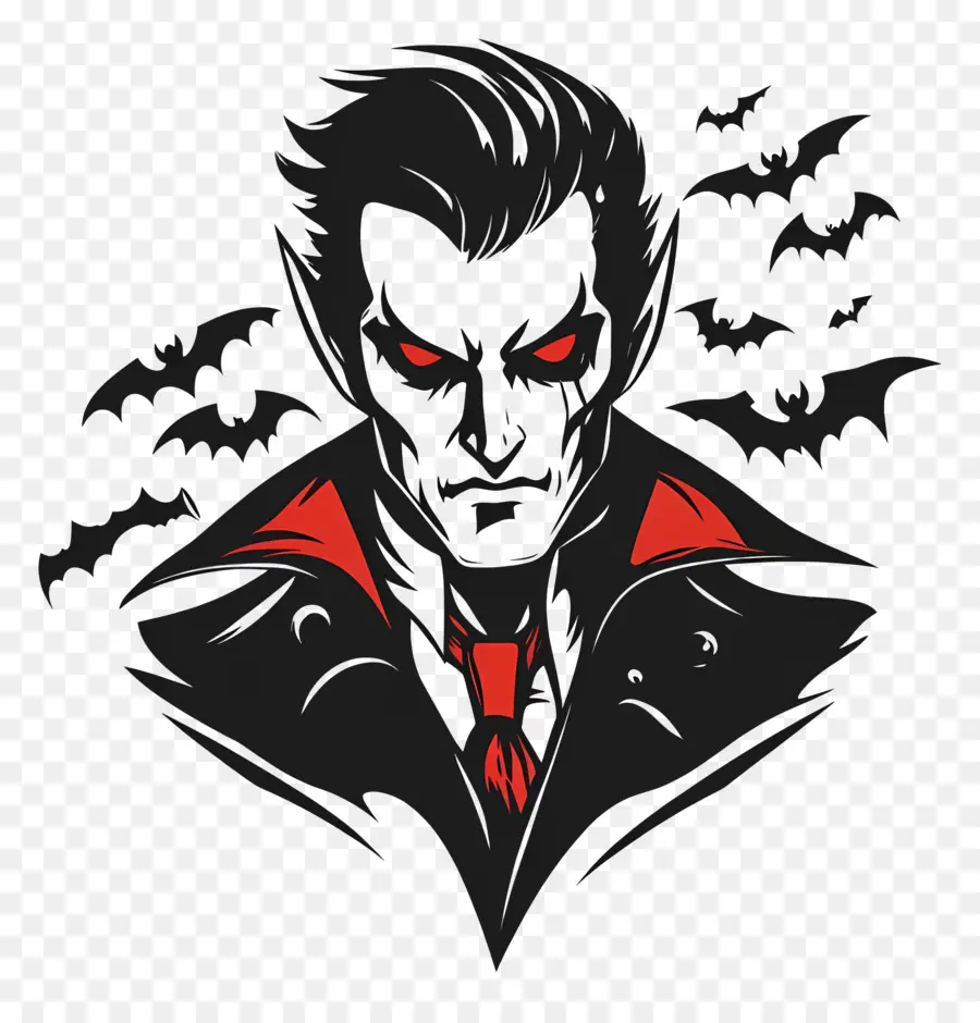 Vampiro，Vampiro Estilizado PNG