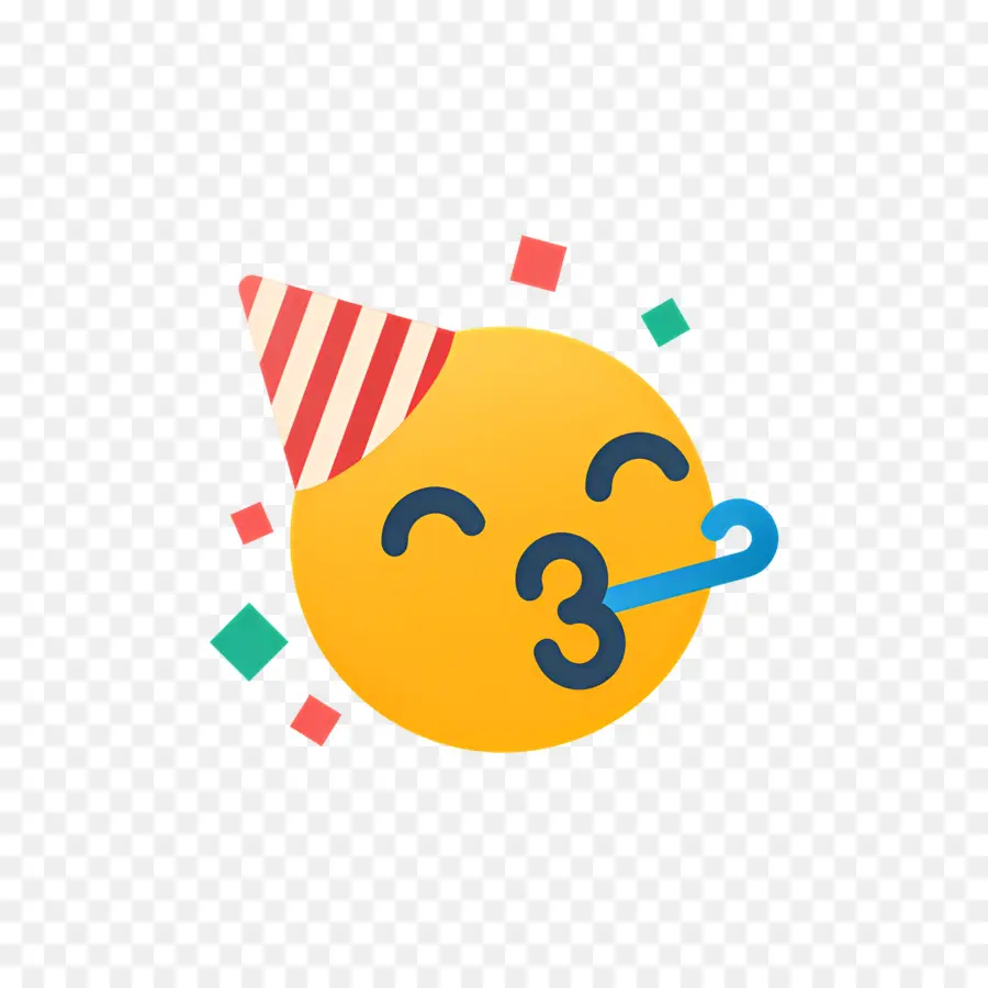 Emojis De Cumpleaños，Emoji De Fiesta PNG