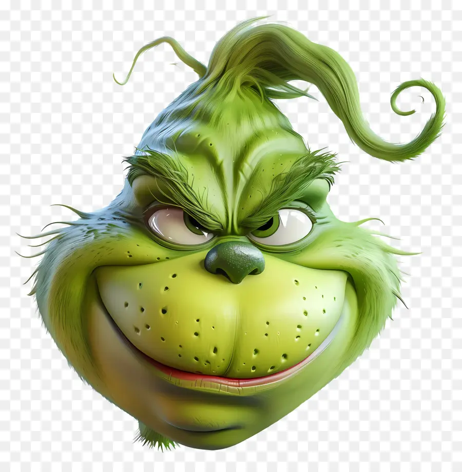 Grinch De Dibujos Animados，Carácter Verde PNG