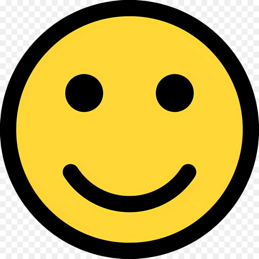 Sonrisa Emoji，Cara Sonriente Amarilla PNG