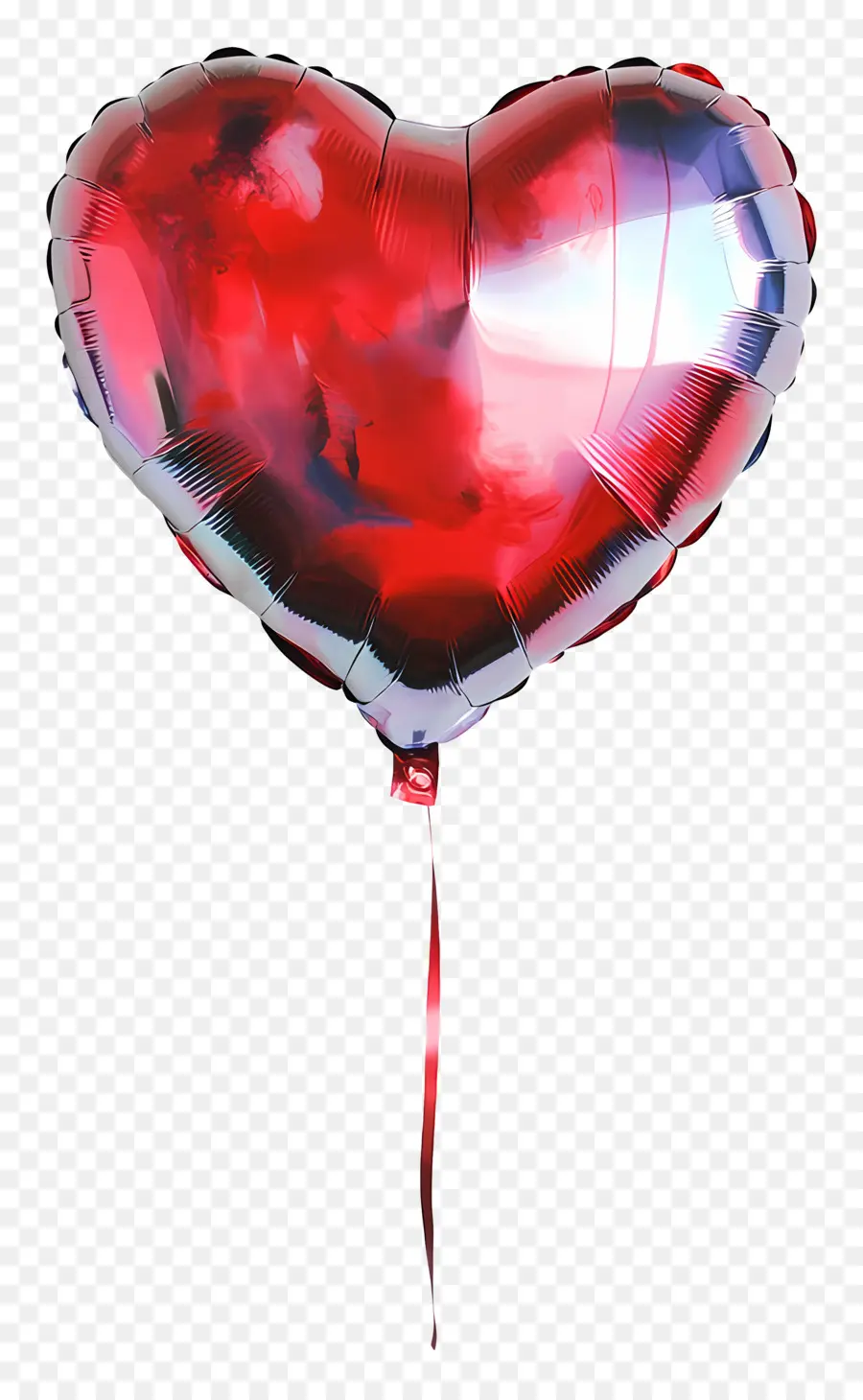 Globo De Amor，Globo De Corazón Brillante PNG