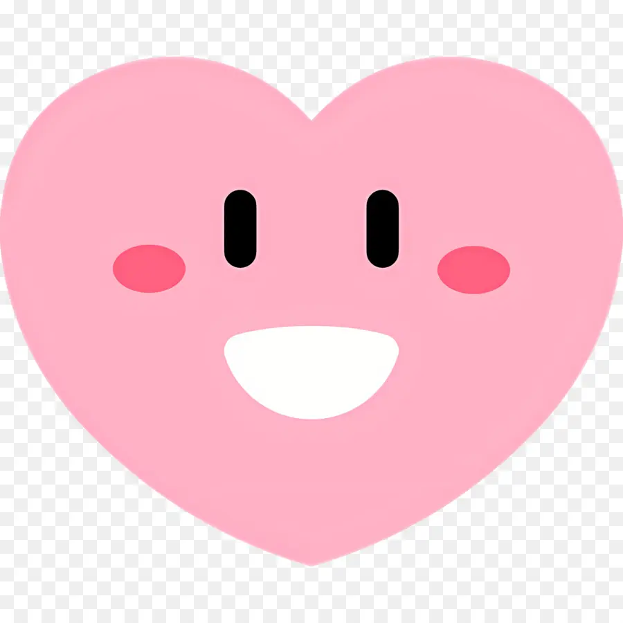 Emojis De Corazon，Corazón Sonriente PNG