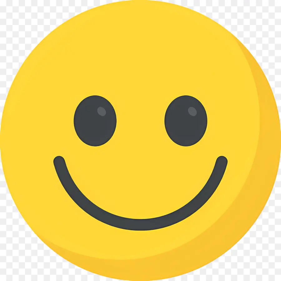 Sonrisa Emoji，Cara Sonriente Amarilla PNG