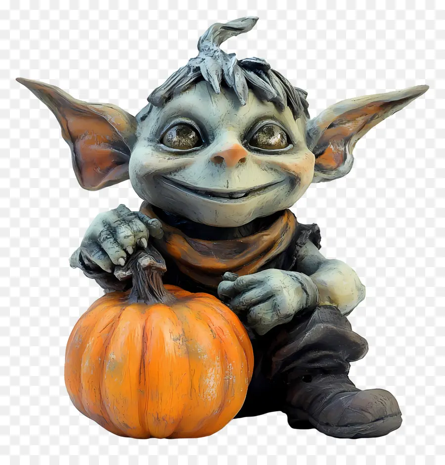 Calabaza Duende，Duende Con Calabaza PNG