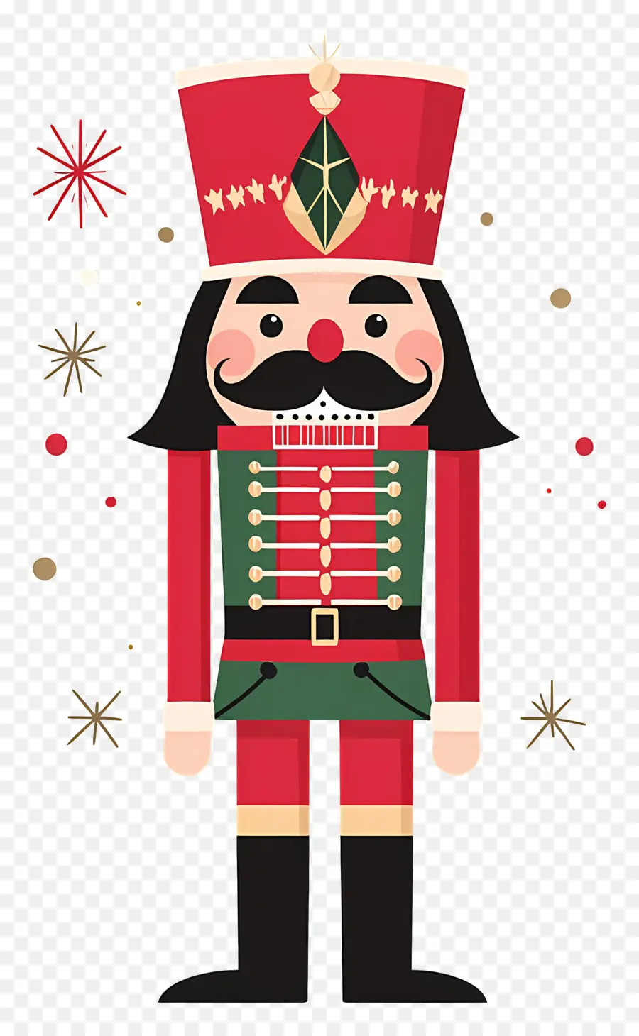 Cascanueces De Navidad，Cascanueces Rojo PNG