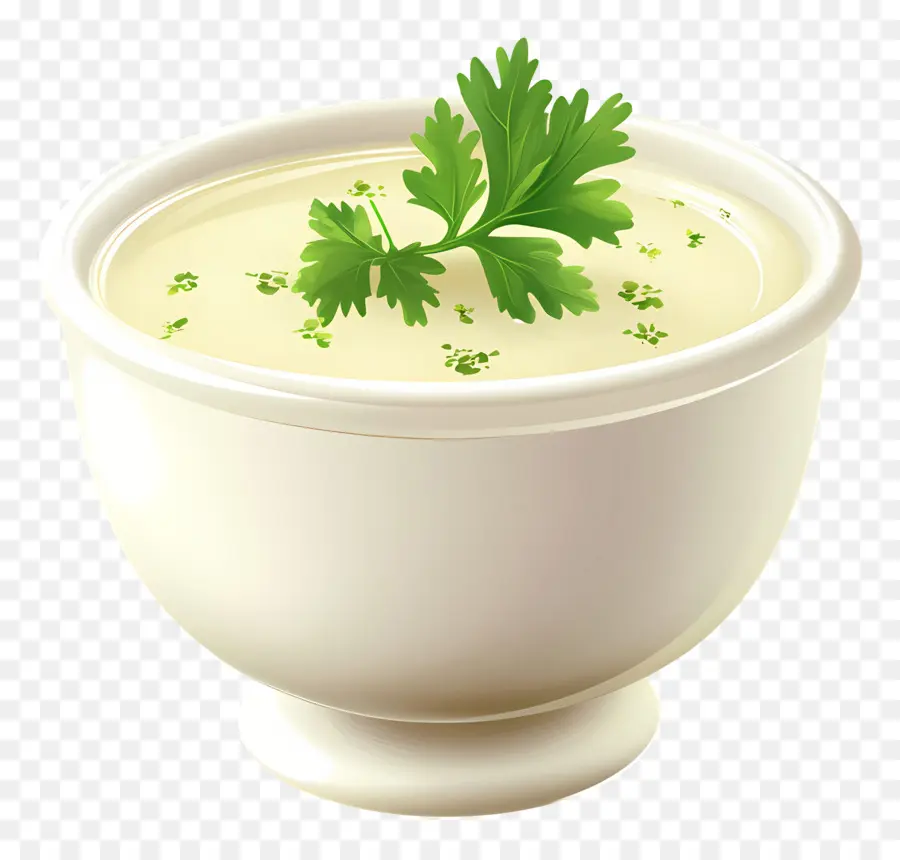 Vichyssoise，Sopa Con Eneldo PNG