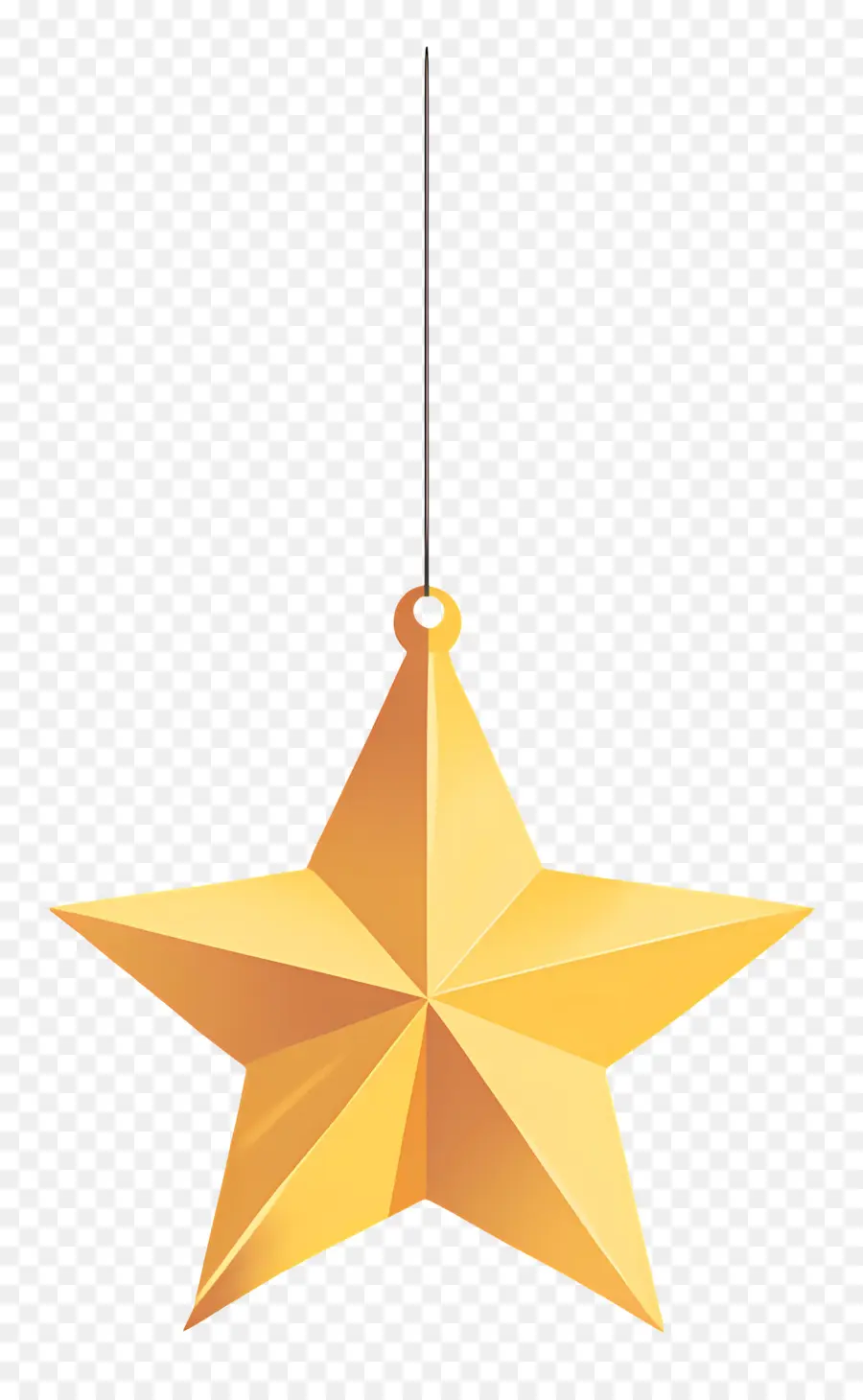 Estrella De Navidad，Estrella Colgante PNG