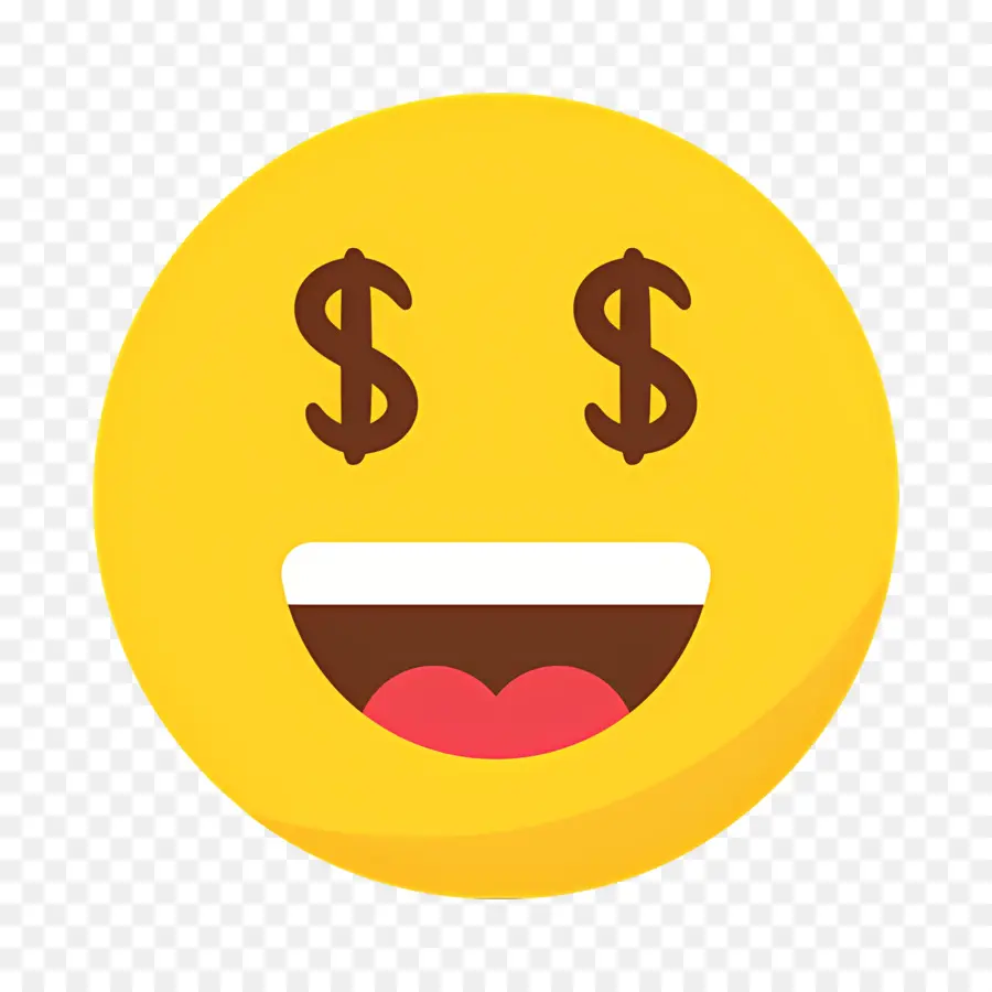 Dinero Emoji，Emoji De Cara De Dinero PNG