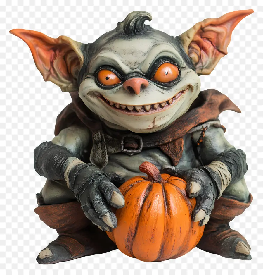 Calabaza Duende，Duende Con Calabaza PNG