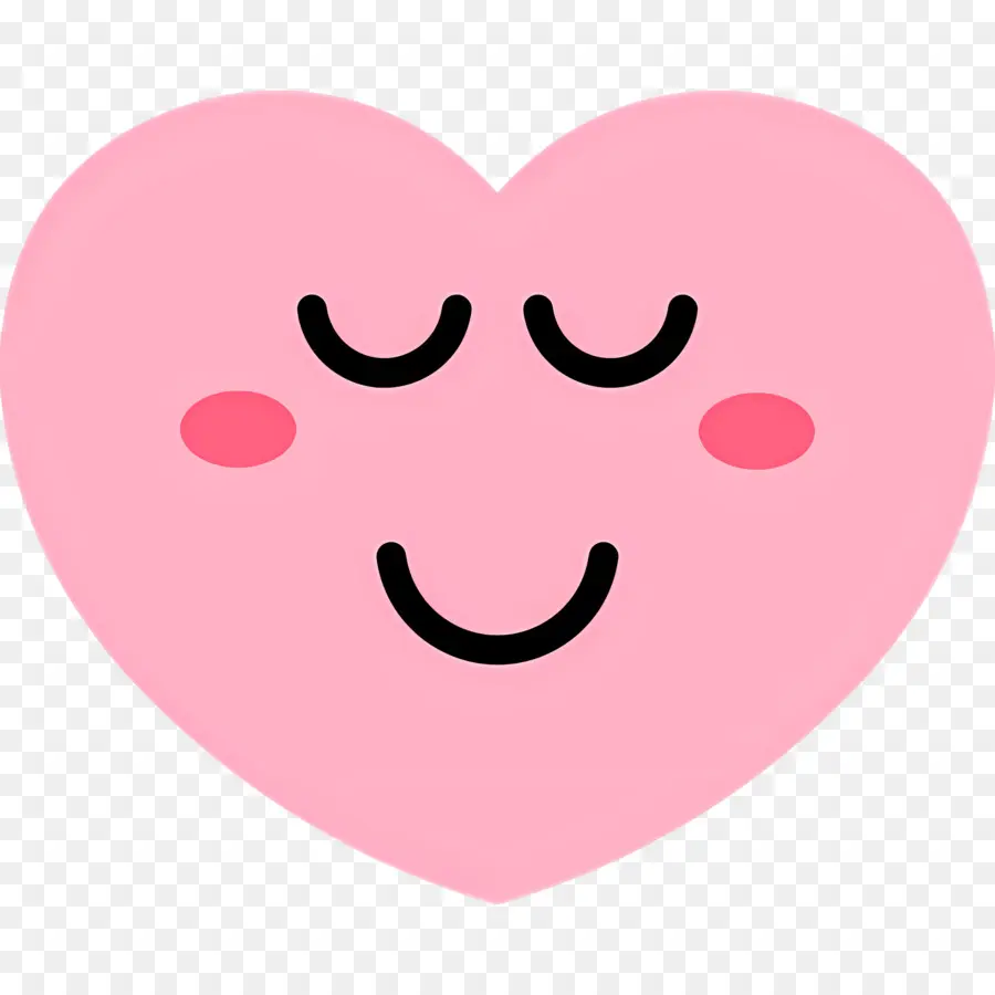 Emojis De Corazon，Corazón Sonriente PNG