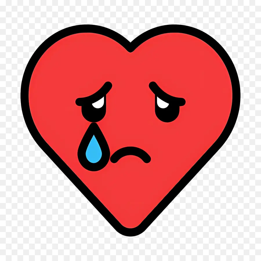 Emojis De Corazon，Corazón Triste PNG