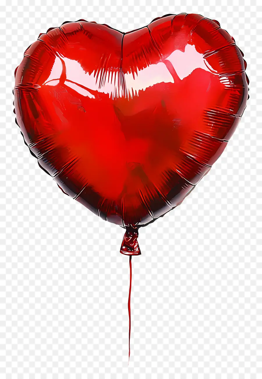 Globo De Amor，Globo De Corazón Rojo PNG