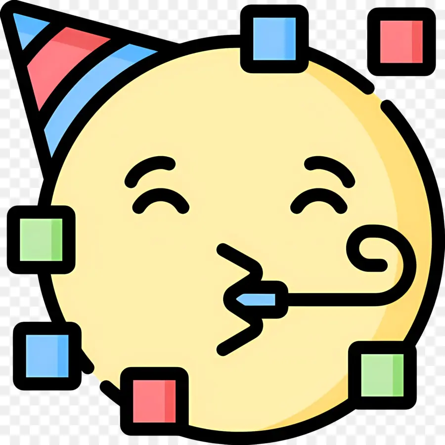 Emojis De Cumpleaños，Emoji De Fiesta PNG