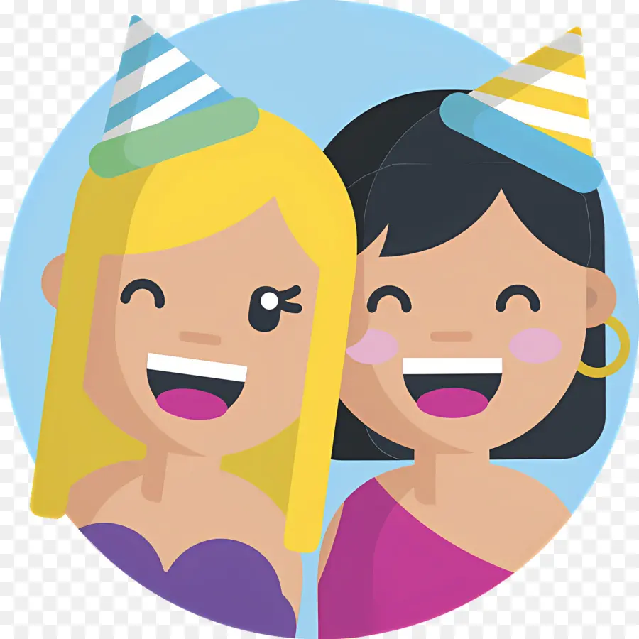 Emojis De Cumpleaños，Amigos De La Fiesta PNG