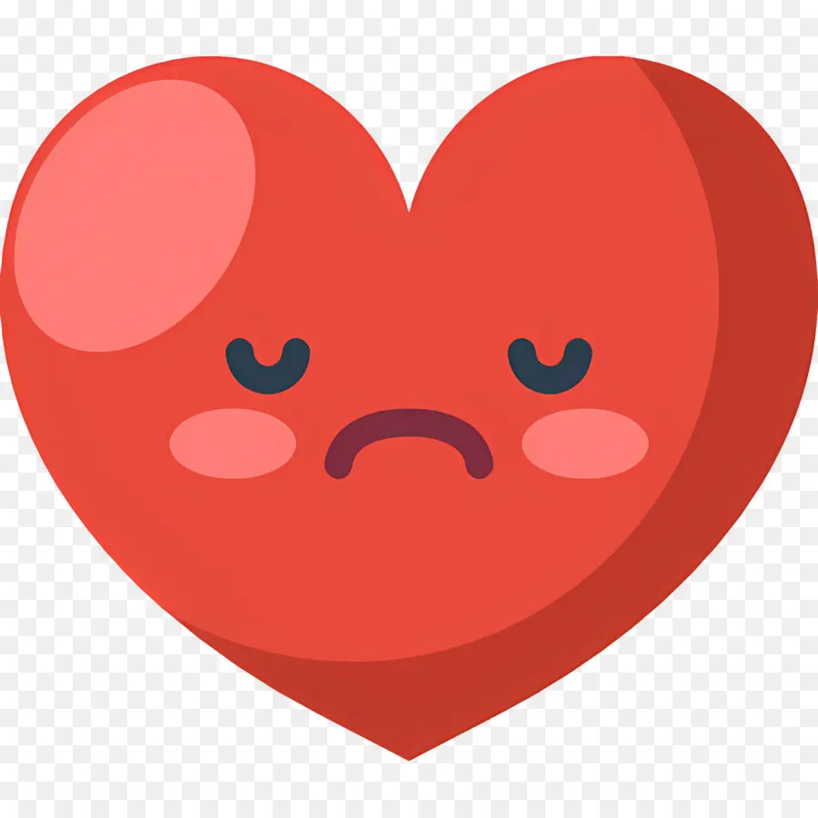 Emojis De Corazon，Corazón Triste PNG