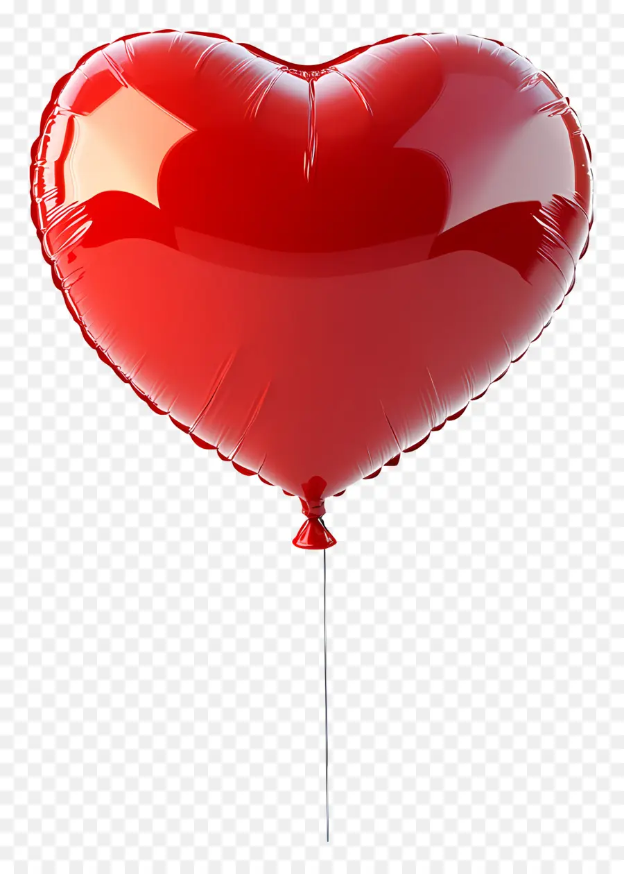 Globo De Amor，Globo De Corazón Brillante PNG