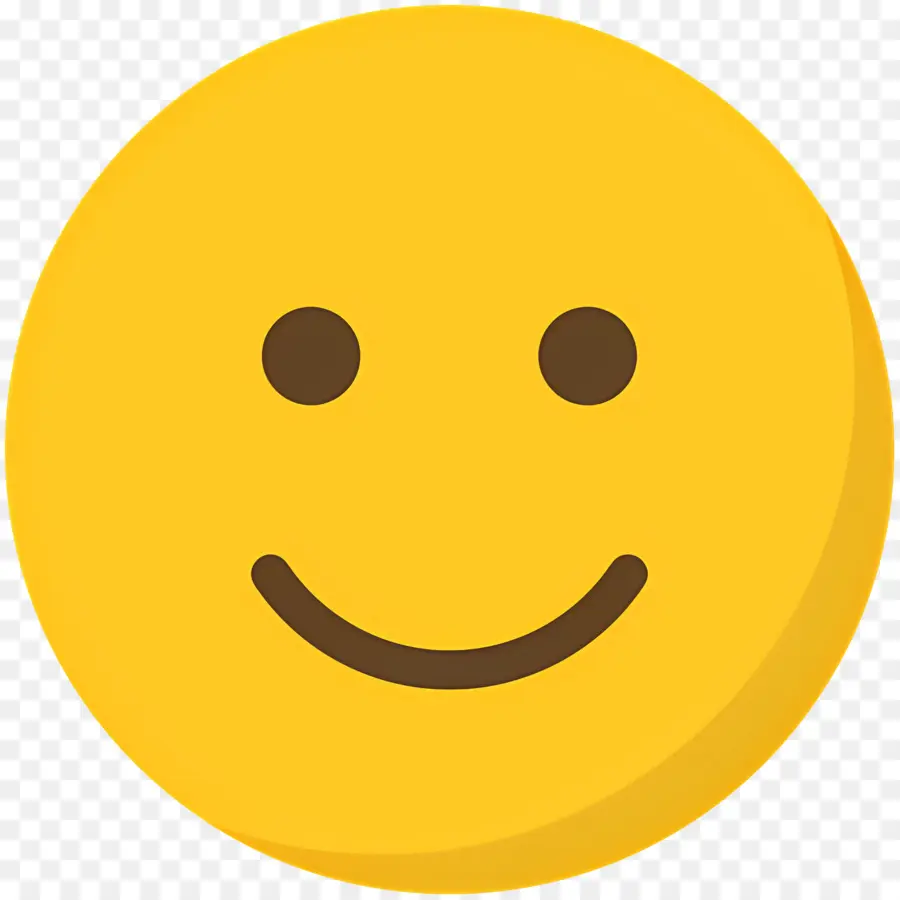 Sonrisa Emoji，Cara Sonriente Dibujada A Mano PNG