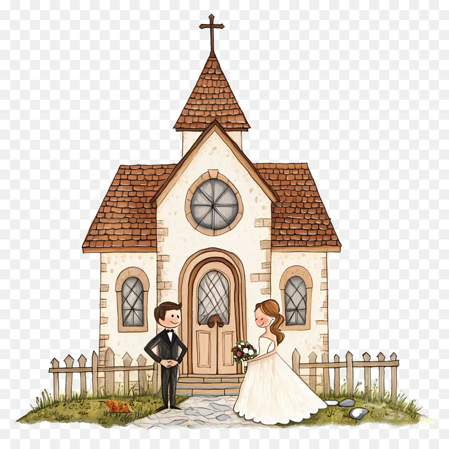 Iglesia De Boda，Iglesia De Dibujos Animados PNG