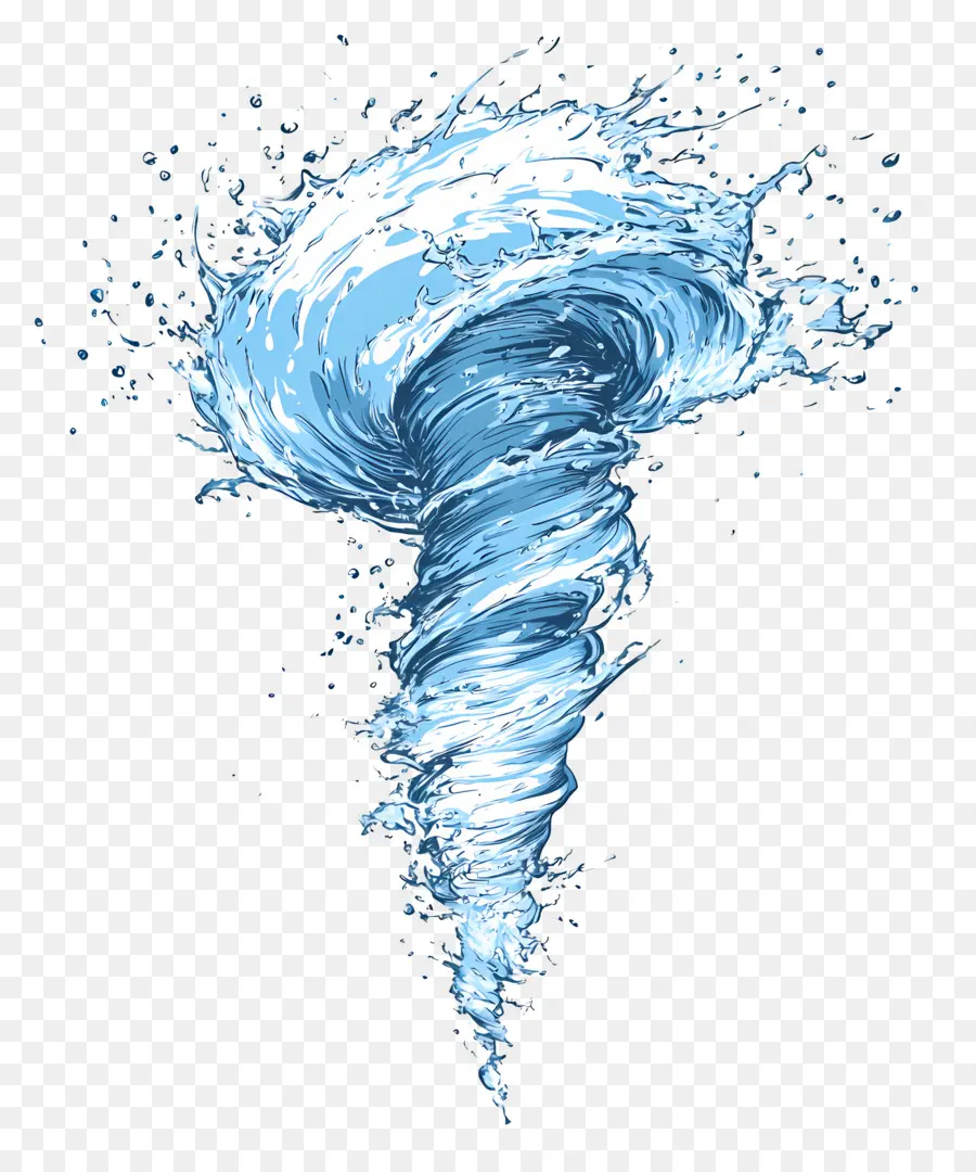 Espiral De Agua，Tornado De Agua PNG