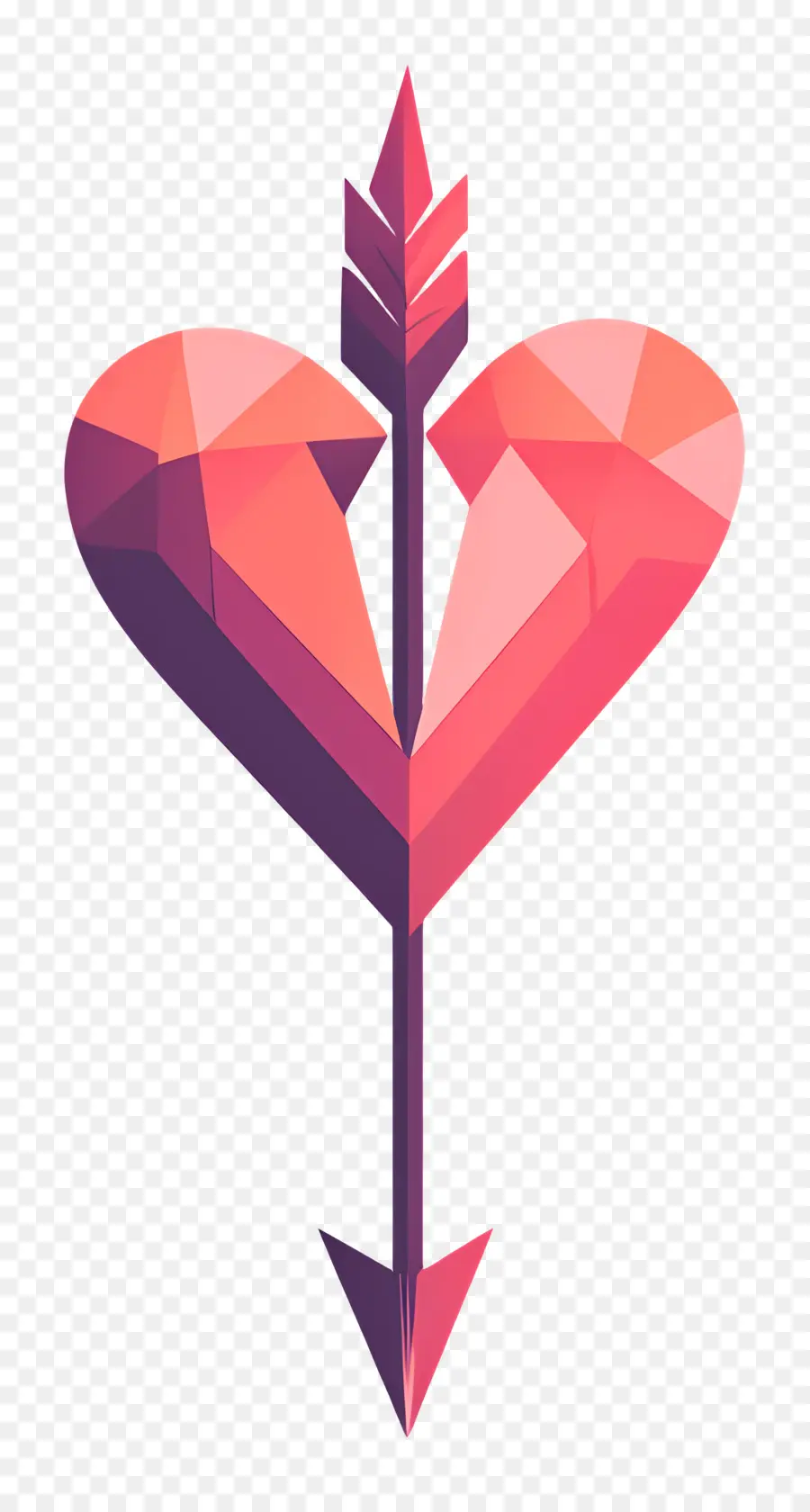 Flecha De Amor，Corazón Con Flecha PNG