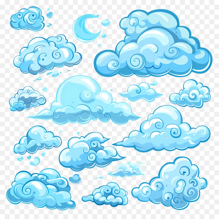 Nubes Azules，Cielo PNG