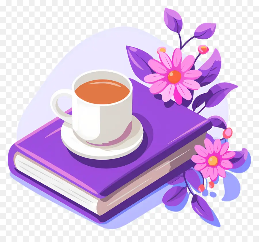 Libro Y Café，Libro Y Copa PNG