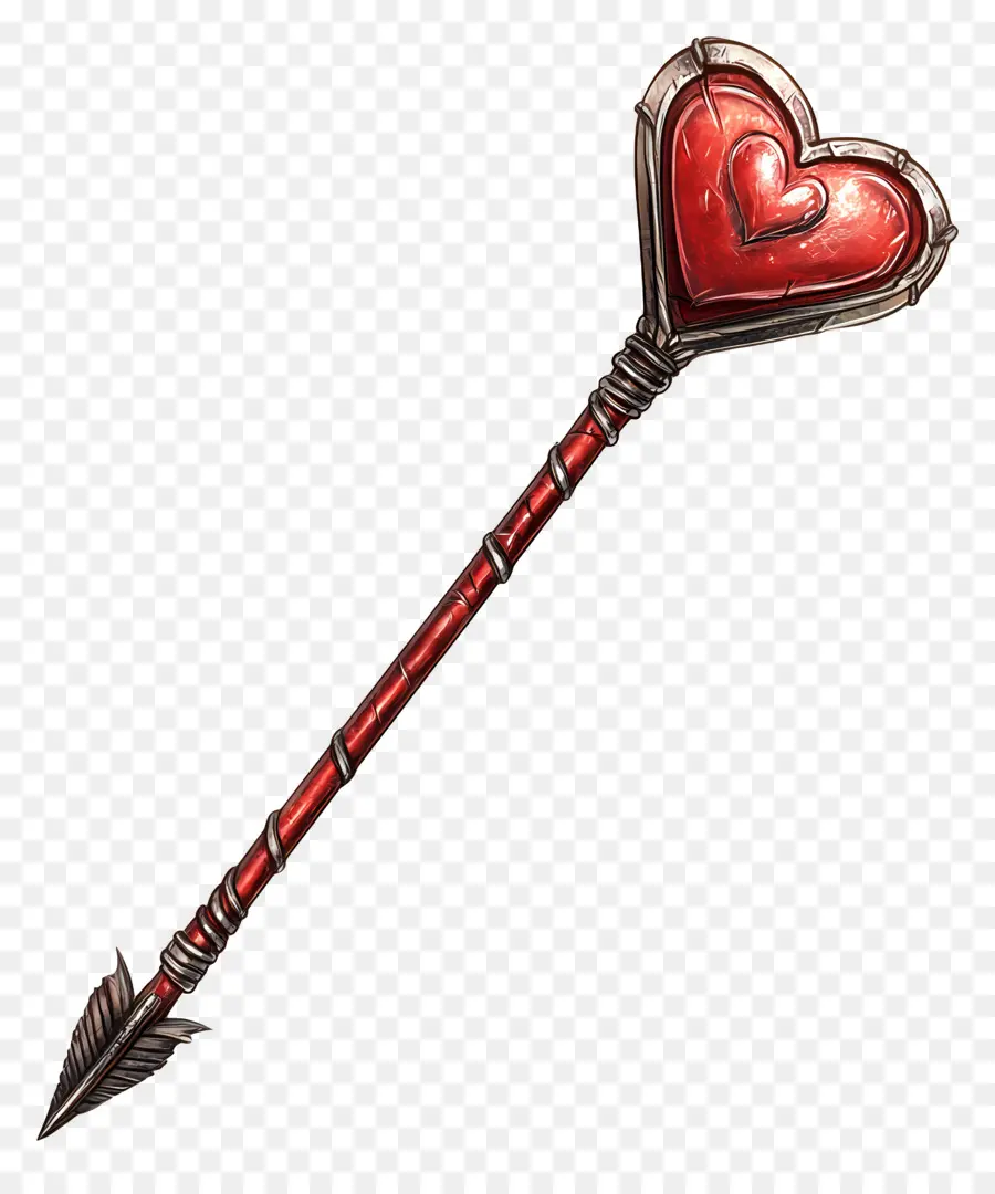 Flecha De Amor，Corazón Con Flecha PNG