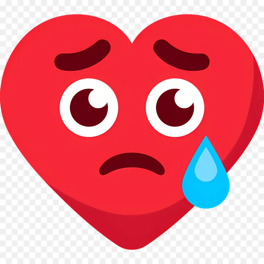 Emojis De Corazon，Corazón Triste PNG