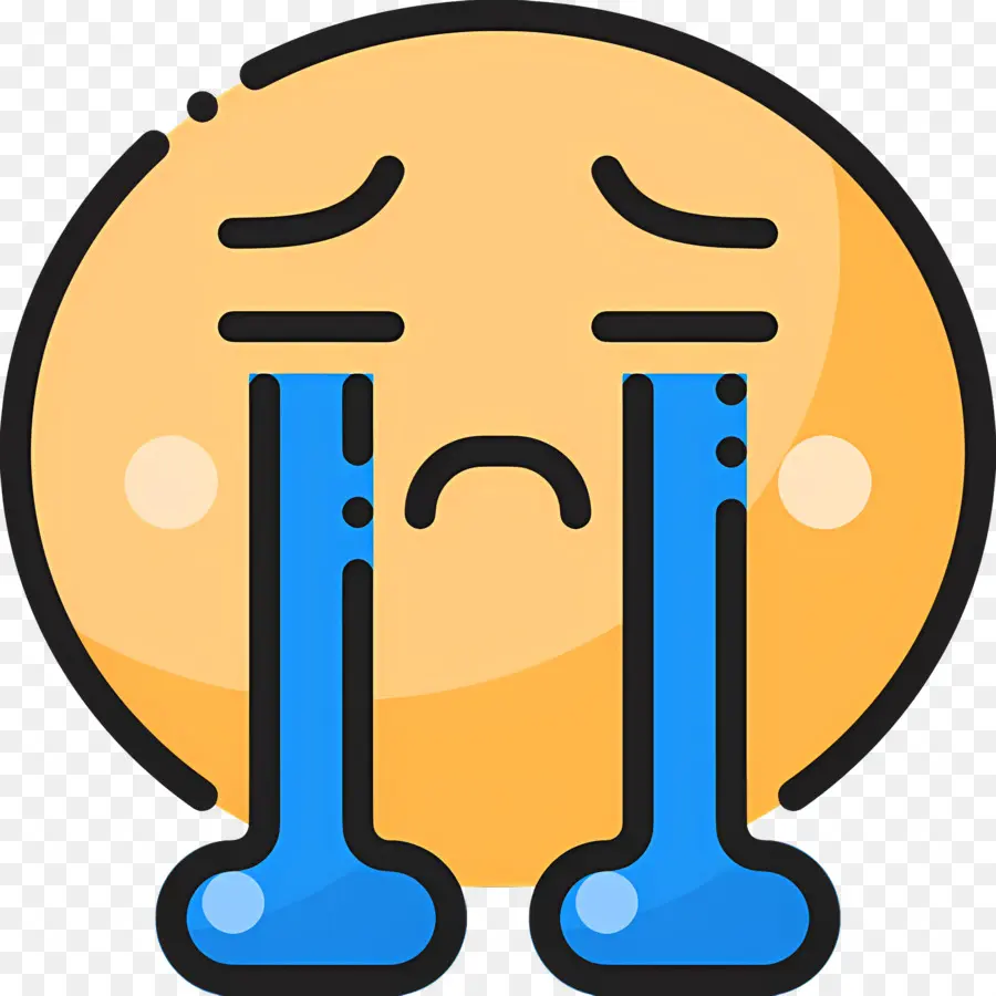 Emojis Llorando，Cara Llorando PNG