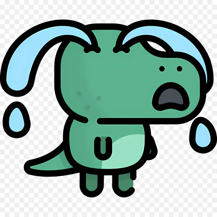 Emojis Llorando，Dinosaurio Llorando PNG