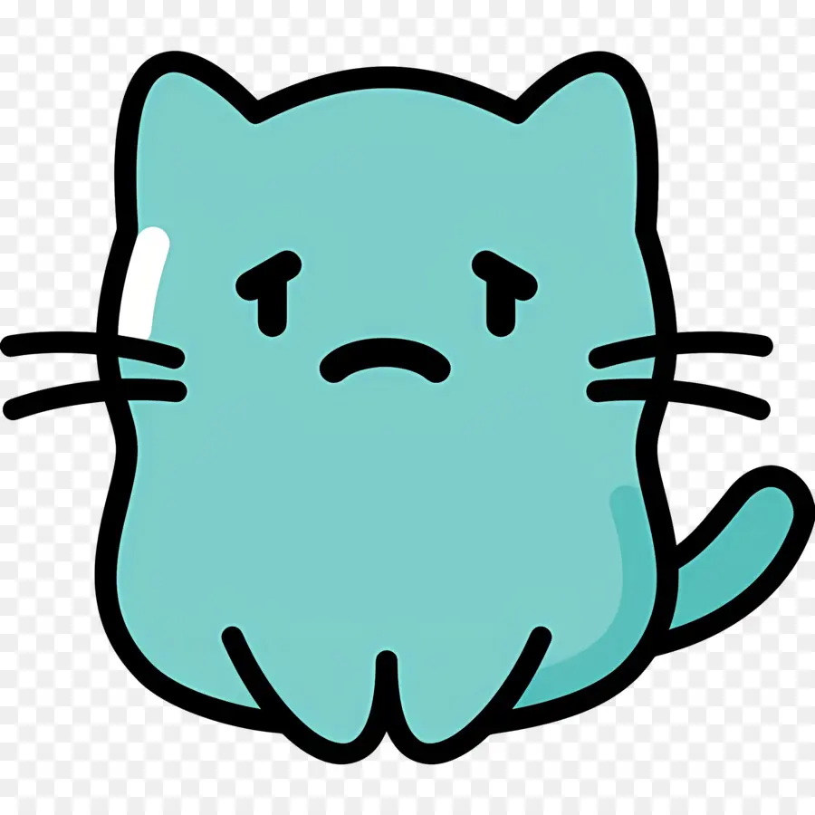 Emojis De Gato，Gato Azul PNG