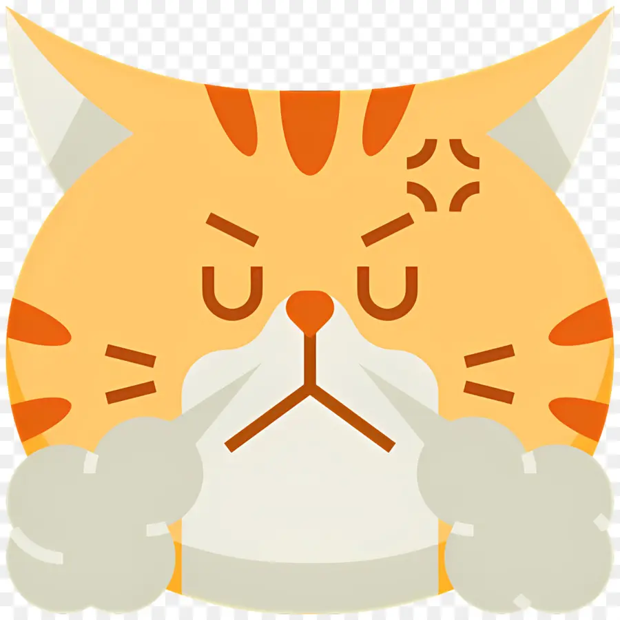 Emojis De Gato，Gato Triste PNG