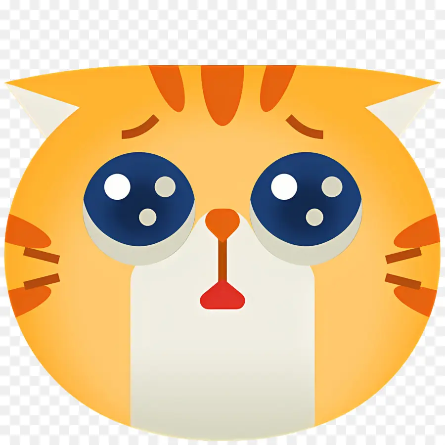 Emoji De Gato，Gato Triste PNG