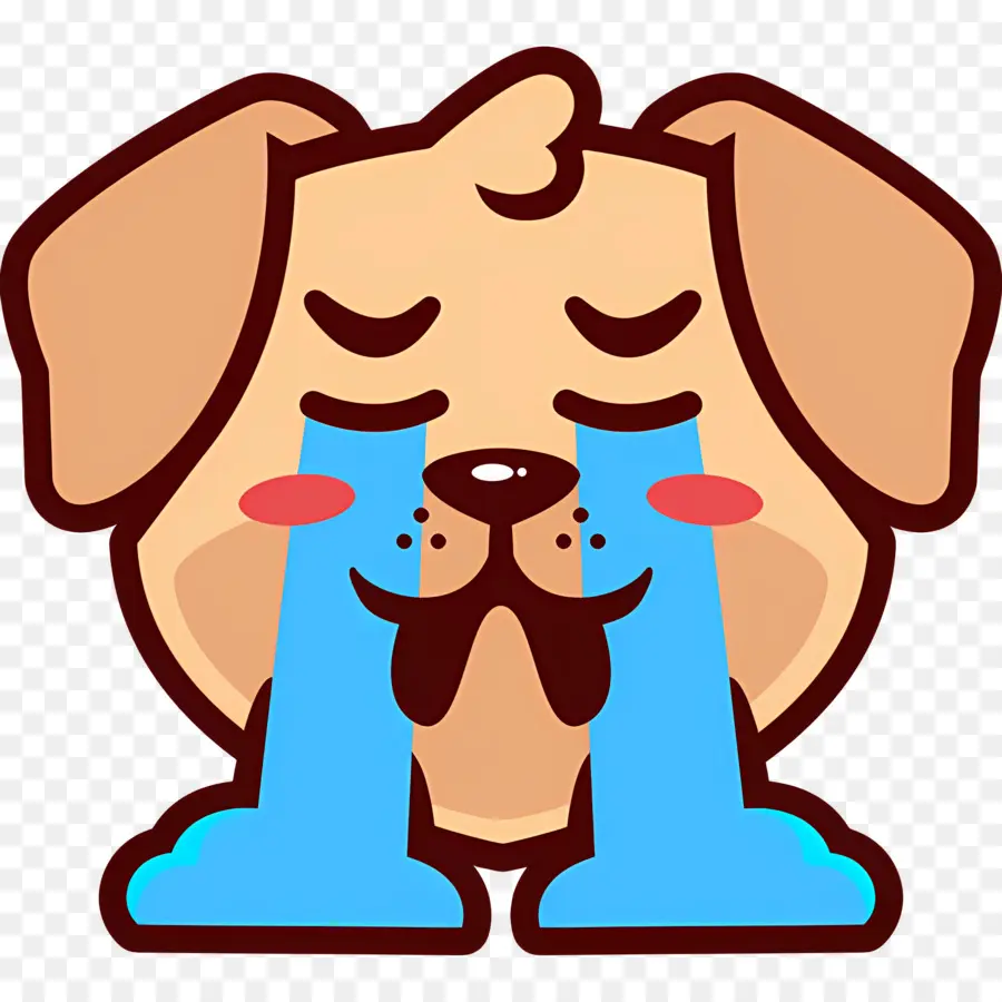 Emoji De Perro，Perro Riendo PNG