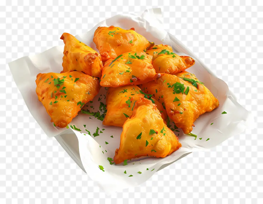 Pan Pakora，Samosas PNG